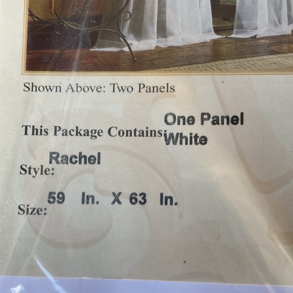 Sheer Panel Rachel Curtain - Picture 3 of 4